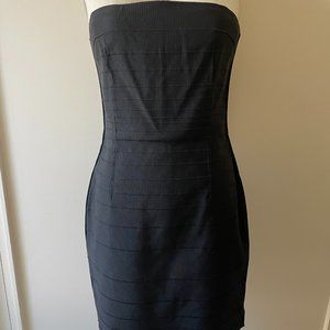 D&G Strapless Grosgrain Body Con Dress